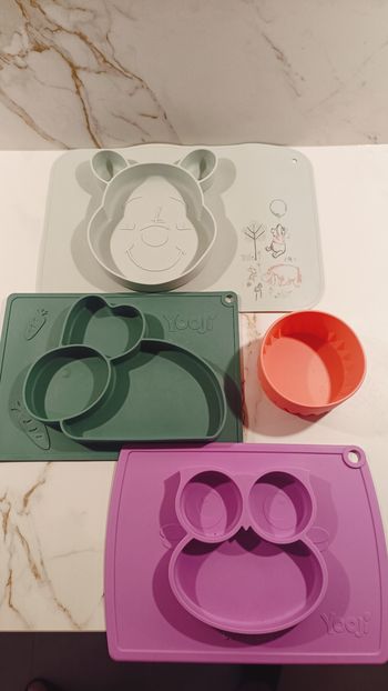 Lot assiettes repas bébé