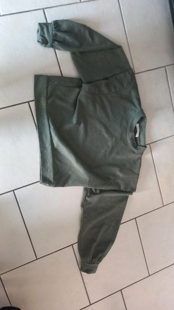 Pull kaki pailleté promod femme taille l