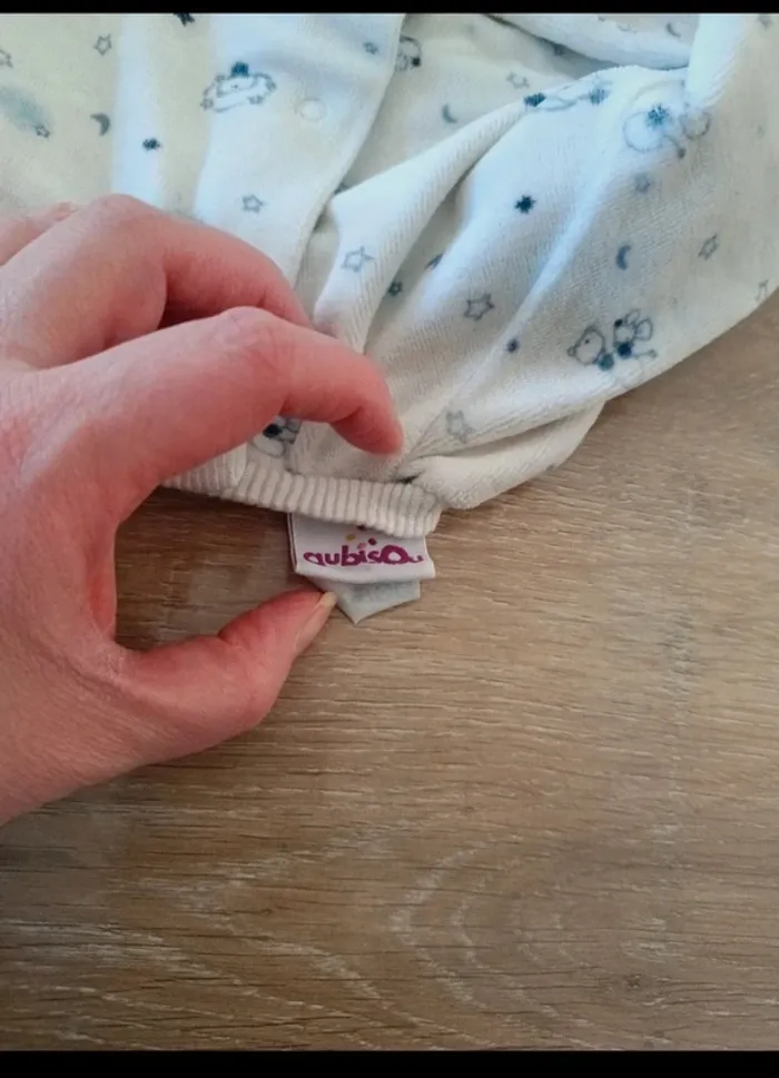 Pyjama velours garçon 3 mois - photo numéro 6