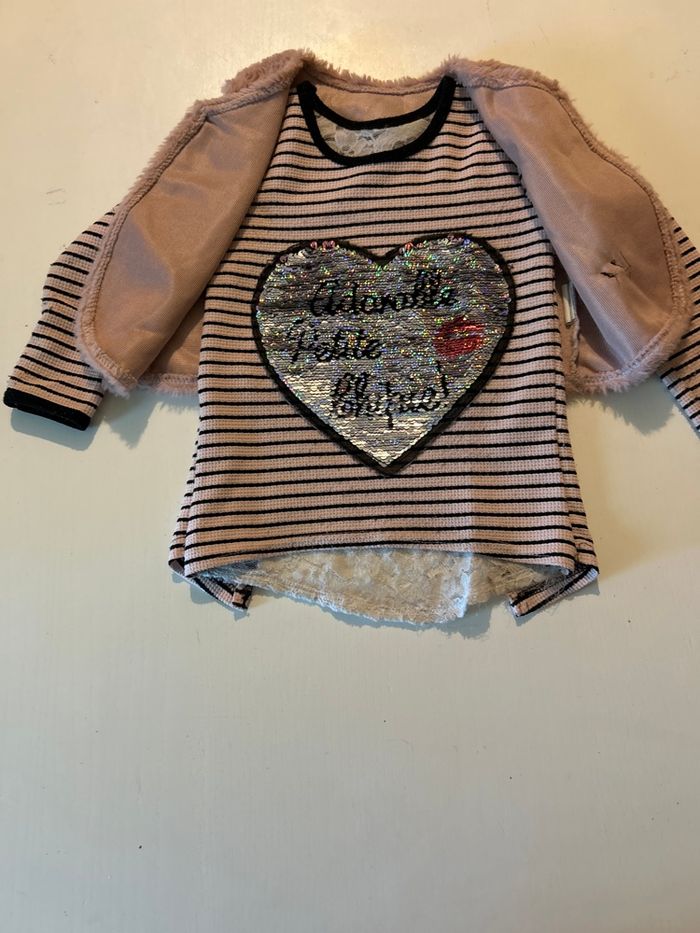 Vend ensemble haut fille 3 ans - photo numéro 3