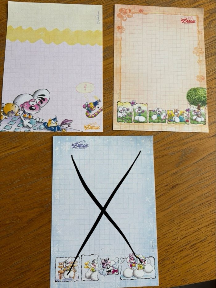 Lot de 20 feuilles Diddl - photo numéro 7