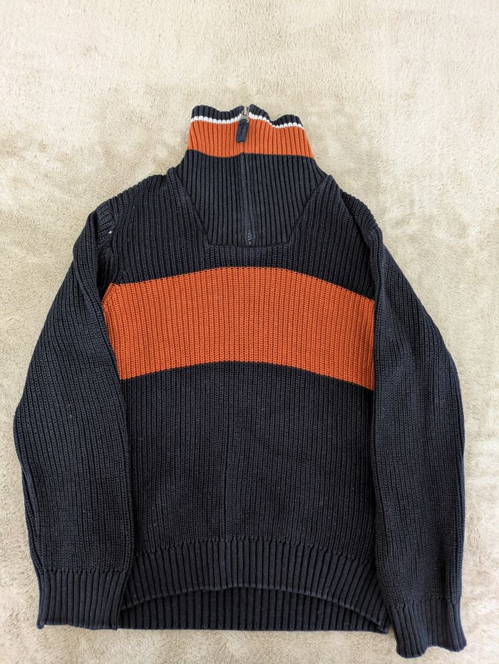 Pull Col Montant Zippé Enfant