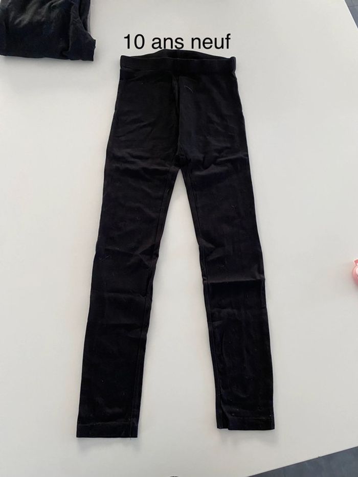 Legging noir neuf 10 ans