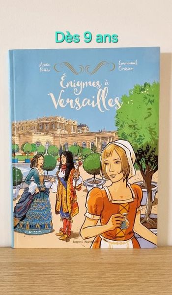 Livre jeunesse "Énigmes à Versailles"