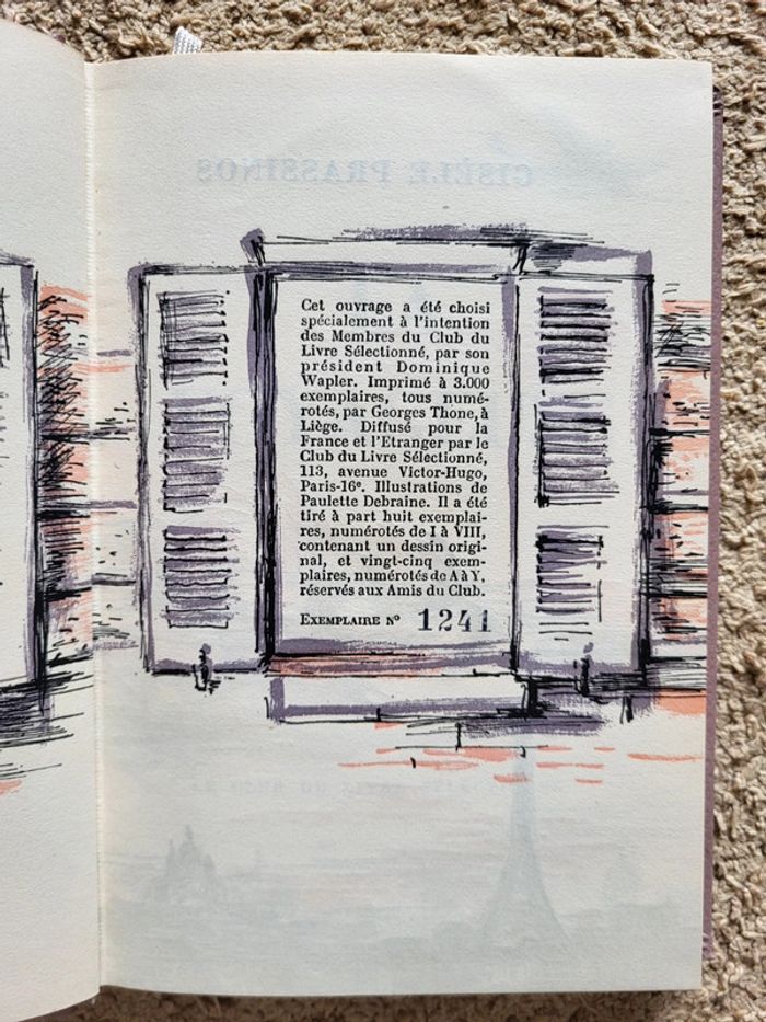 Beau livre ancien La Voyageuse de Gisèle Prassinos - Clud du livre sélectionné 1959 - photo numéro 6