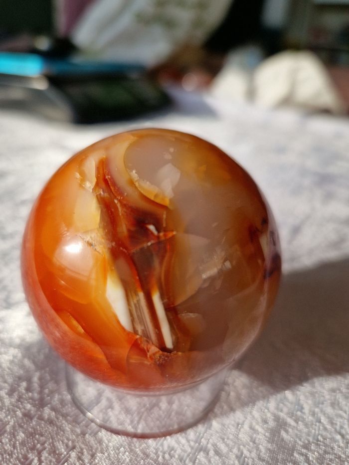 Sphère cornaline de Madagascar 278 neuf - photo numéro 6