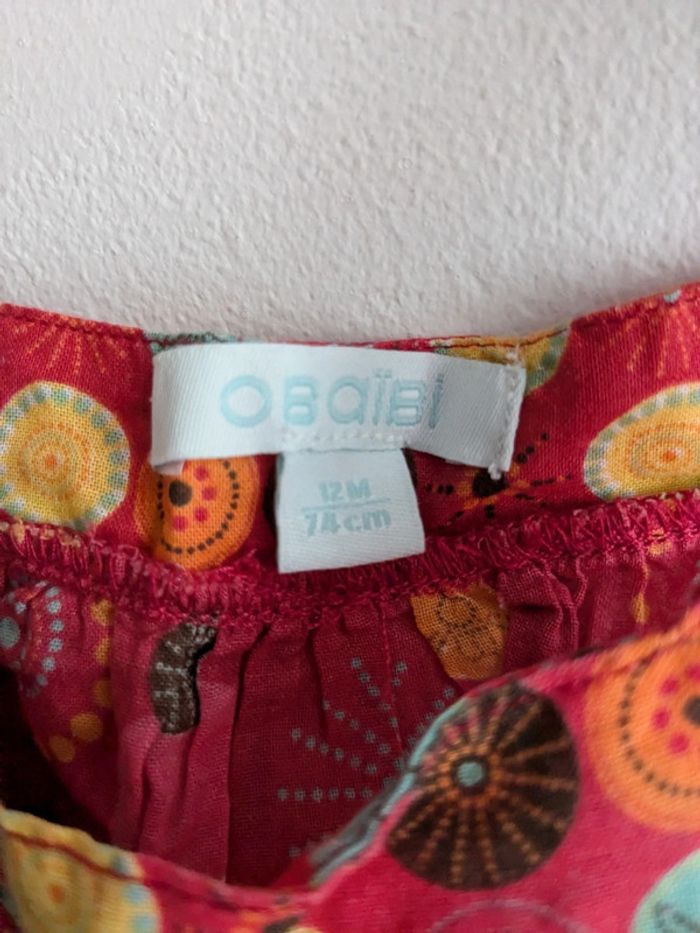 Robe rose obaibi 12 mois - photo numéro 2