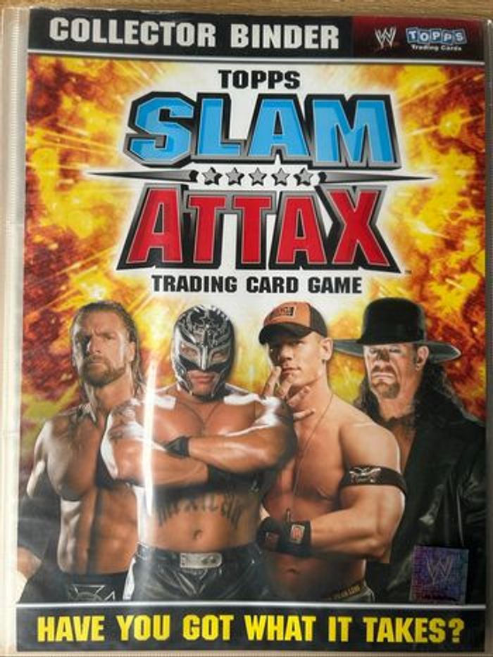Classeur cartes  WWE  Slam Attax 2008