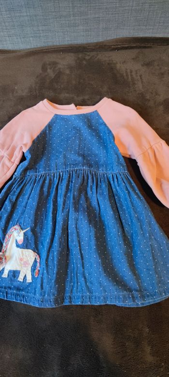 Robe avec licorne 12-18mois Next