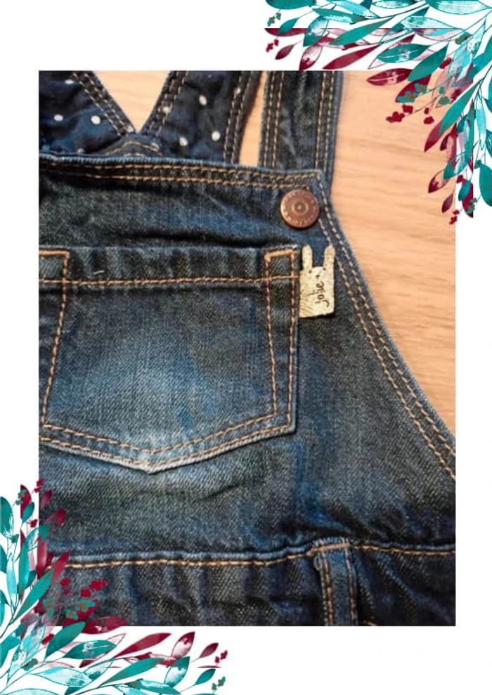 Robe fille jean 6 mois - photo numéro 3
