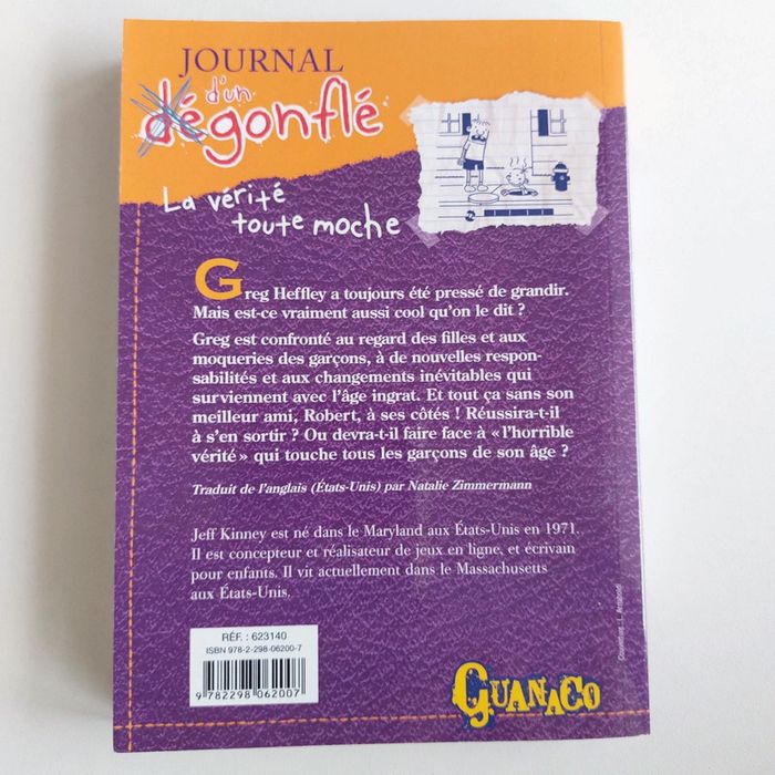 Livre- Journal d'un dégonflé la vérité toute moche - photo numéro 2