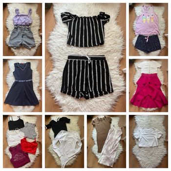 Lot vêtements fille ado été Shein Zara Jennyfer Tissaia Primark TBE ☀️