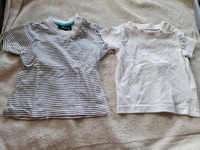 Lot de 6 tee-shirts manches courtes 3 mois garçon - photo numéro 2