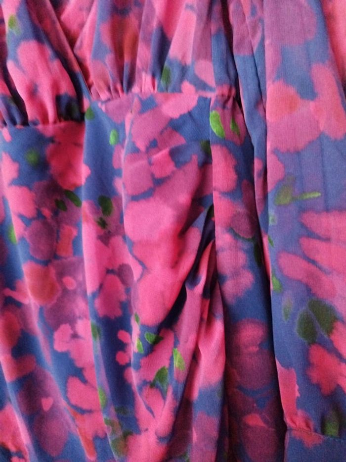 Robe a motif fleuri en voile femme Morgan taille 38 1 - photo numéro 3