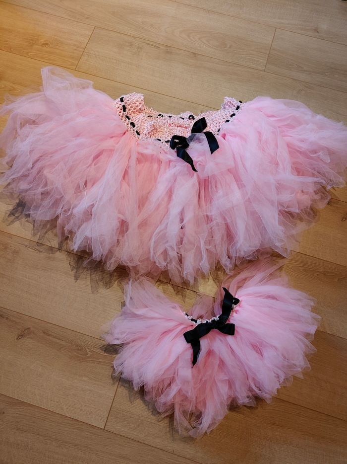 Ensemble fête mère fille jupes tutus