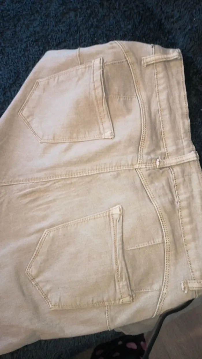 Pantalon leggings beige - photo numéro 4