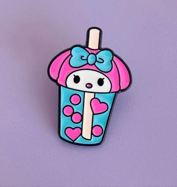 Pins Bubble Tea My Melody Kawaii Sanrio