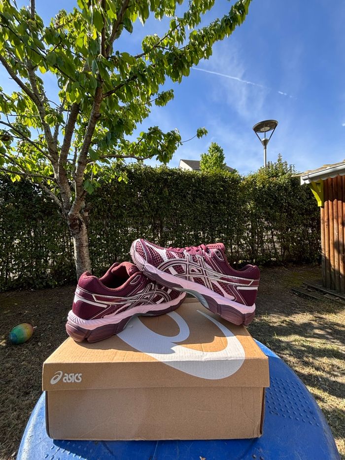 Asics collomus bordeaux - photo numéro 1