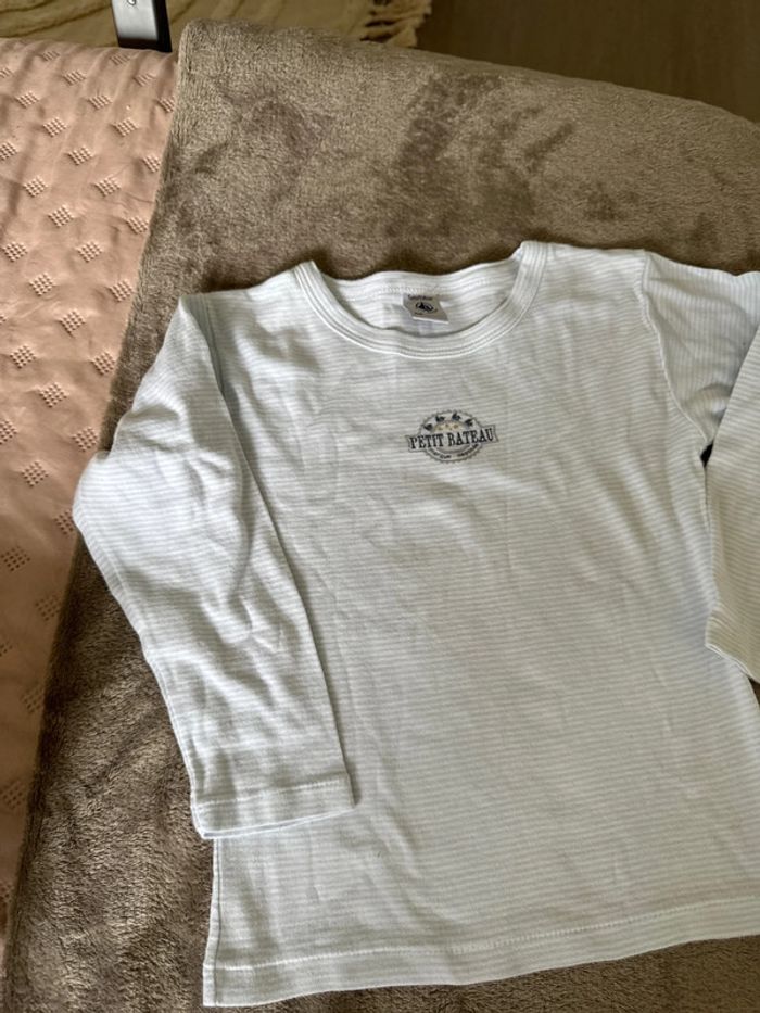 Maillot petit bateau 5 ans bleu et blanc - photo numéro 2