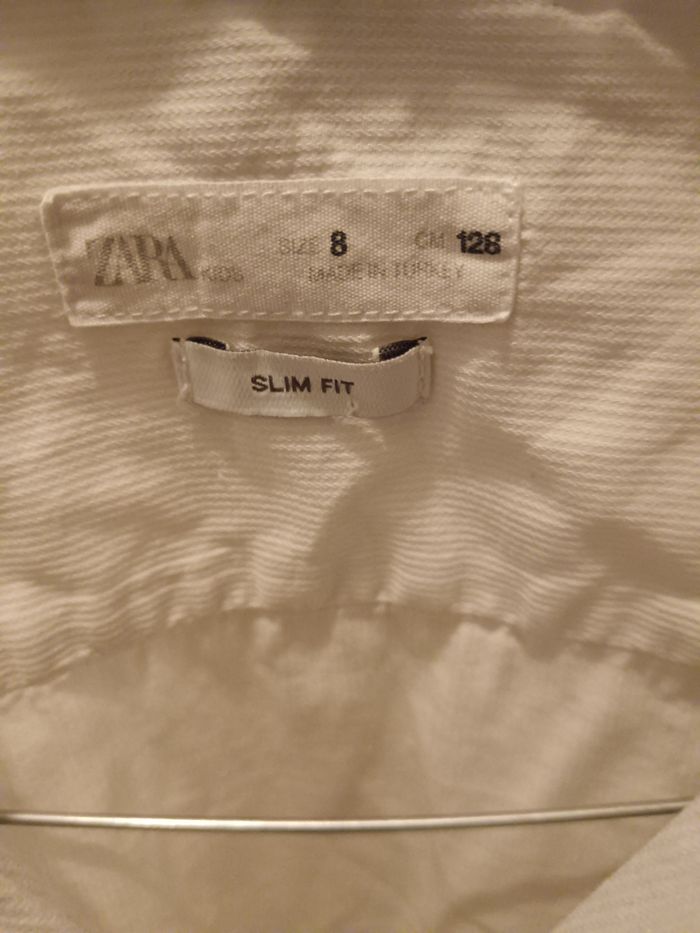 Chemise blanche manches longues 8 ans - photo numéro 2