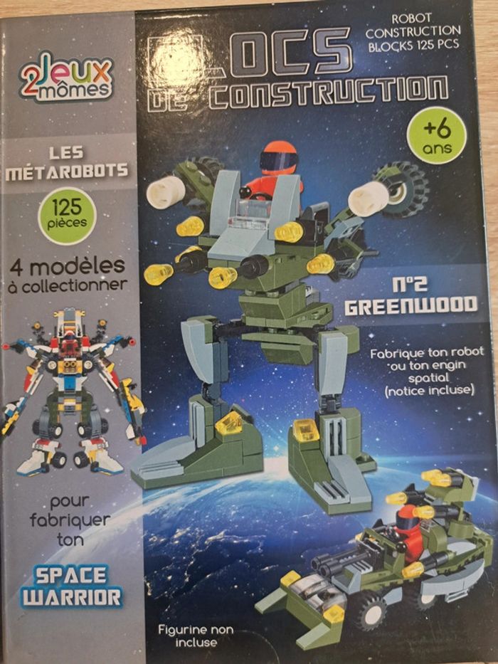 Lot de 2 boîtes de jeux de construction - photo numéro 2