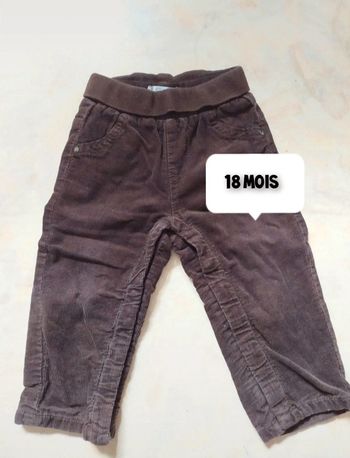 Pantalon velours marron