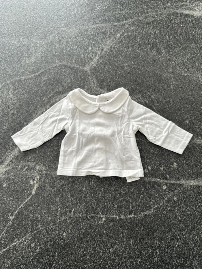 Lot de 7 tshirts manches longues bébé garçon 1 mois très bon état - photo numéro 4