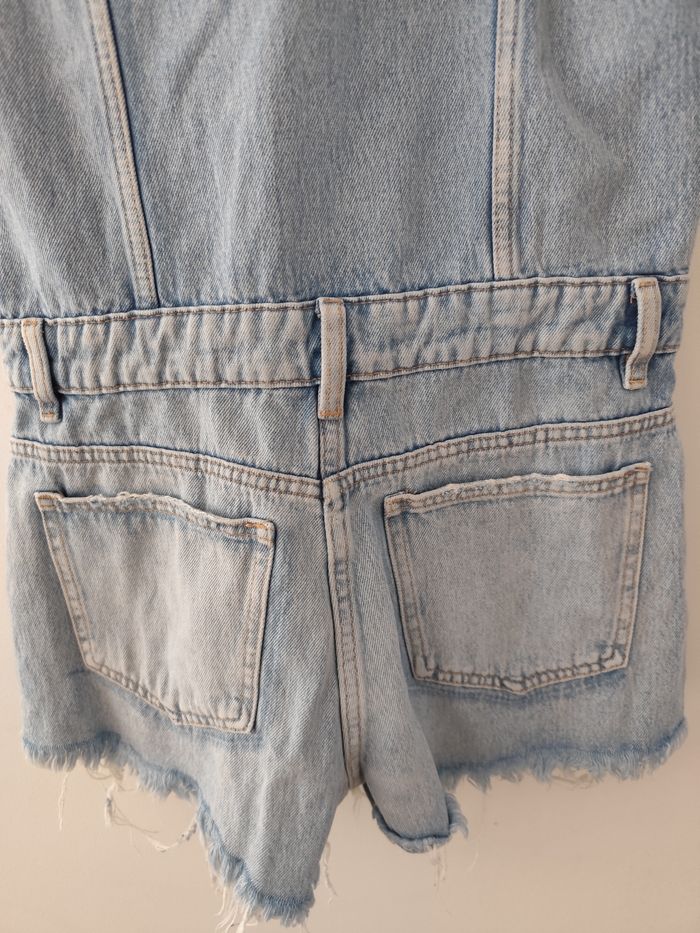 Combi short Zara en jean - photo numéro 6