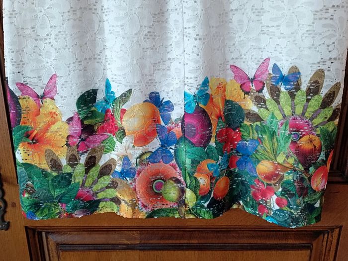 Robe dentelle Desigual fruits multicolores 42 - photo numéro 4