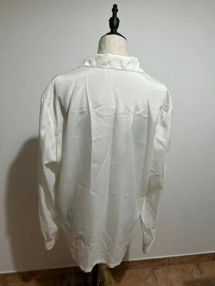 Chemise brodée vintage rose brand - photo numéro 5