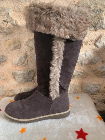 Bottes Creeks Zippées Marrons T37