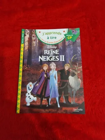Livre j'apprends à lire la reine des neiges 2