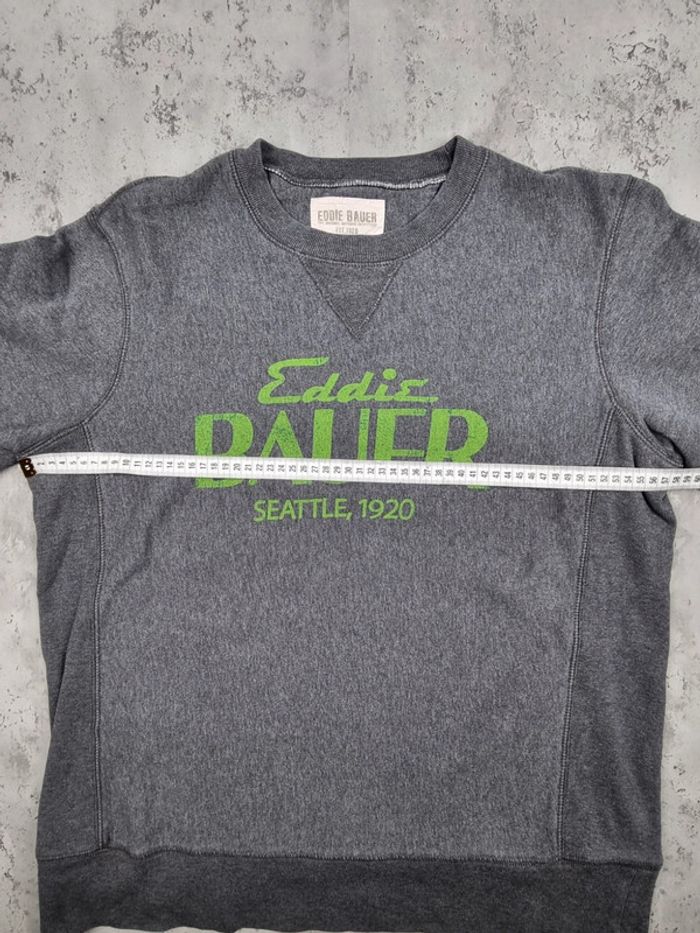 Sweat Eddie Bauer gris – Taille L Homme (mesures en photos) - photo numéro 9