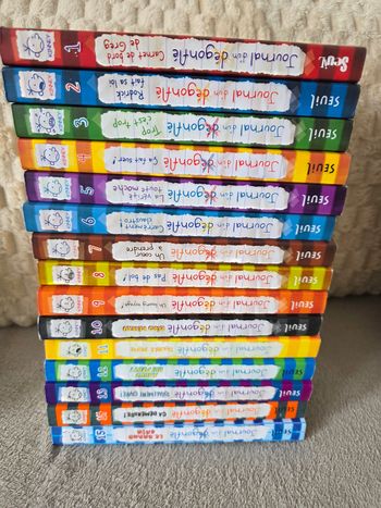 Lots de livres journal d'un dégonflé  etat neuf