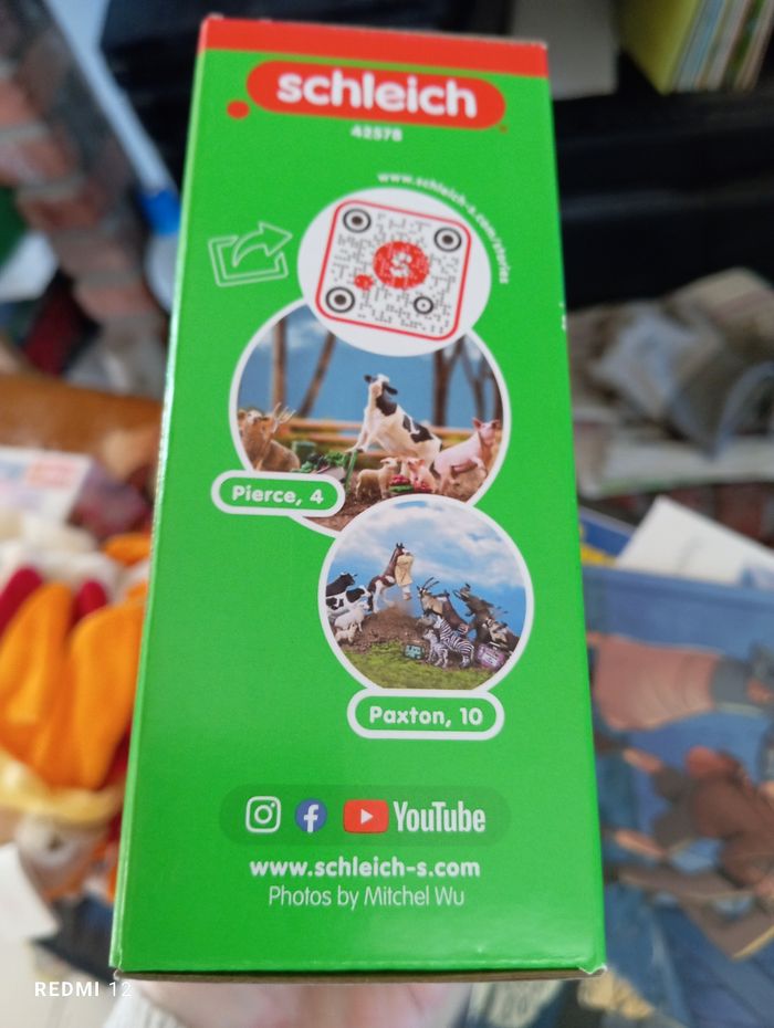 Schleich boîte neuve cheval veau chien - photo numéro 4