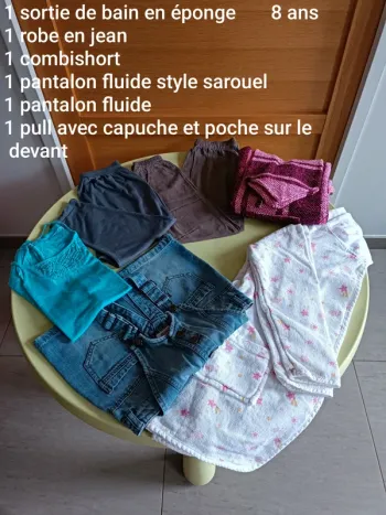 Lot divers fille 8 ans