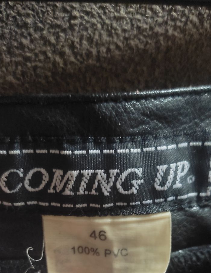Pantalon simili cuir noir T 46 - photo numéro 4