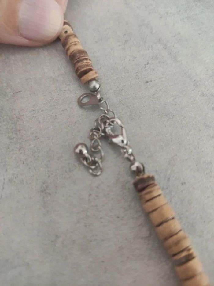 Collier perle en bois - photo numéro 5