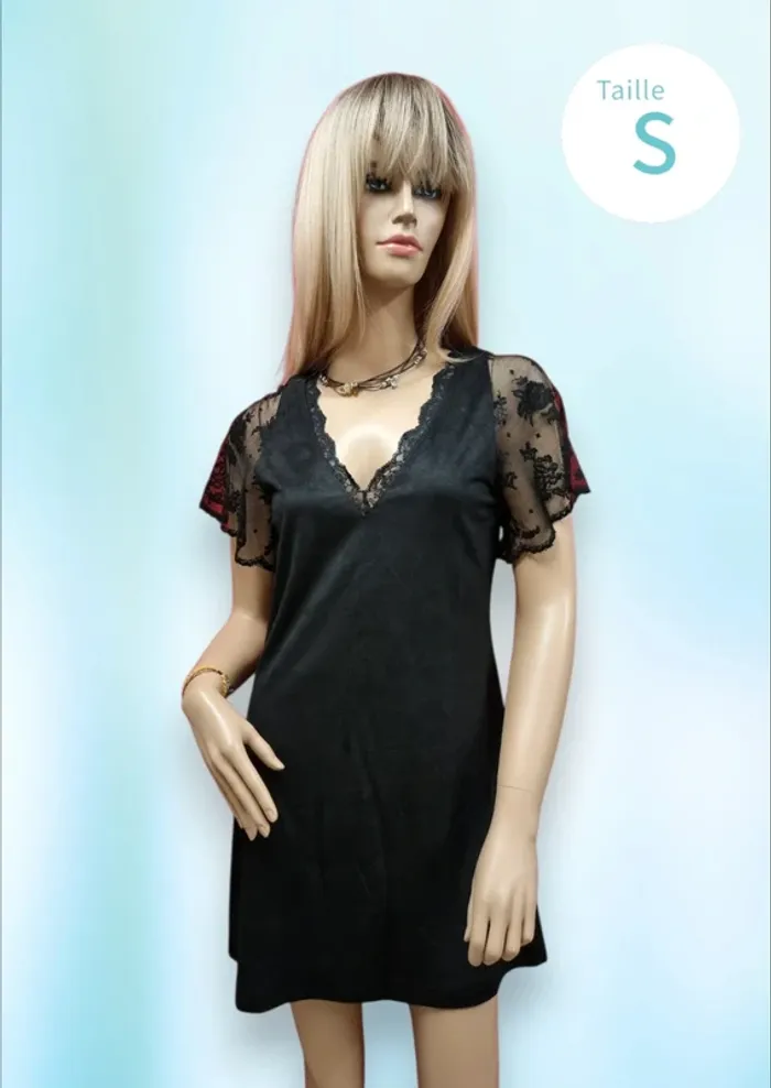 Zara Trafaluc robe noire chic * taille S *