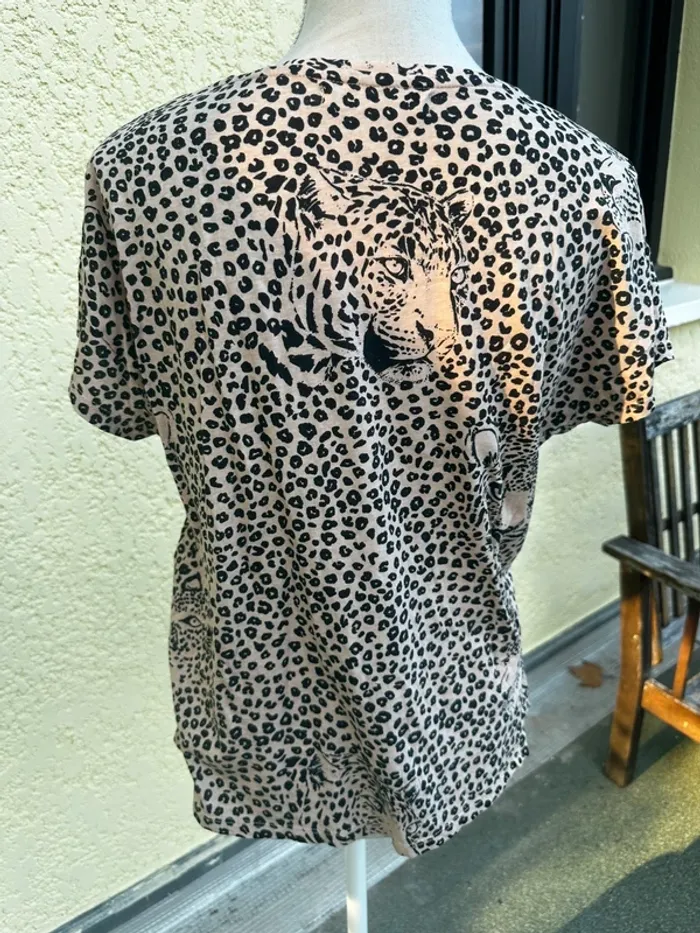 T-shirt guépard - Marque SFERA Casual - Taille M 🐆 - photo numéro 5
