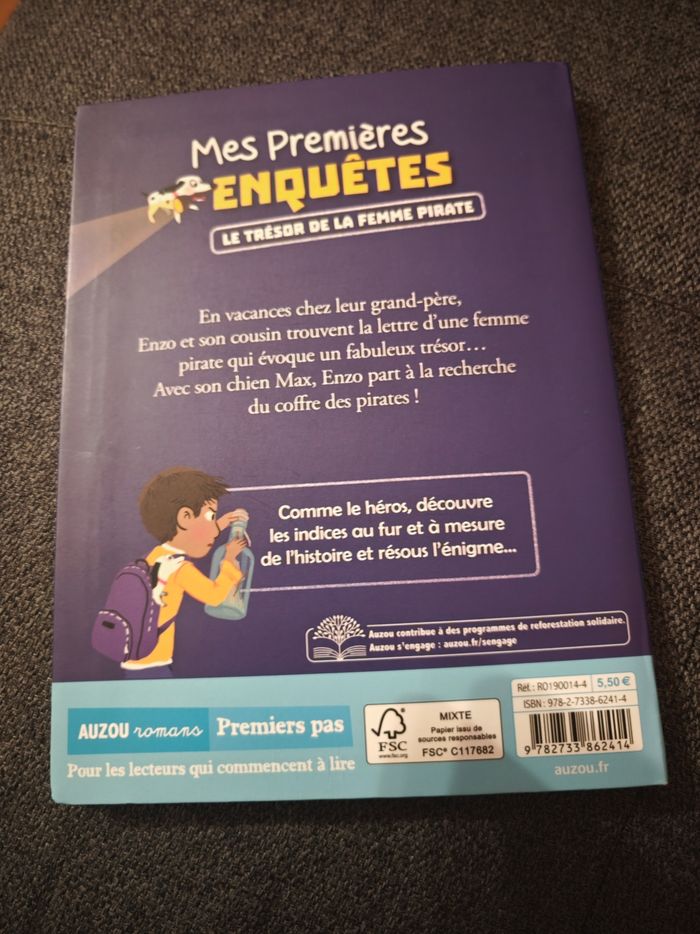 Mes premières enquêtes "Le trésor de la femme pirate" - photo numéro 2