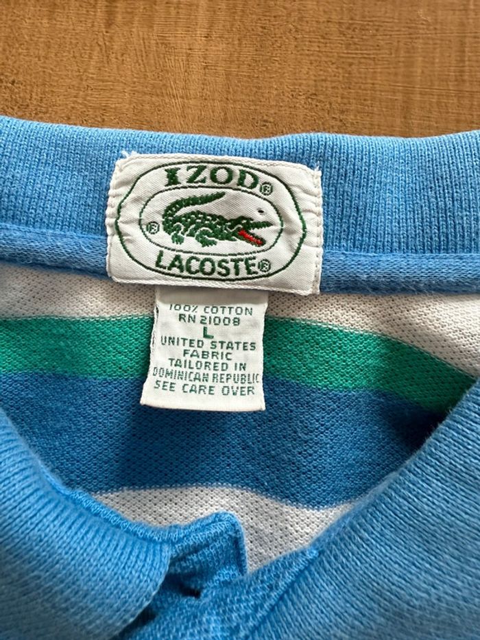 Polo Lacoste Authentique / Vintage /Izod collector Vintage - photo numéro 10