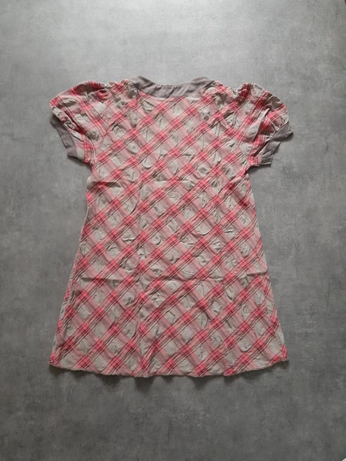 Tunique manche courte à carreaux femme - photo numéro 4