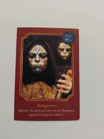 🃏 Carte Harry Potter (Auchan) - Wizarding World - Mangemorts 89/90