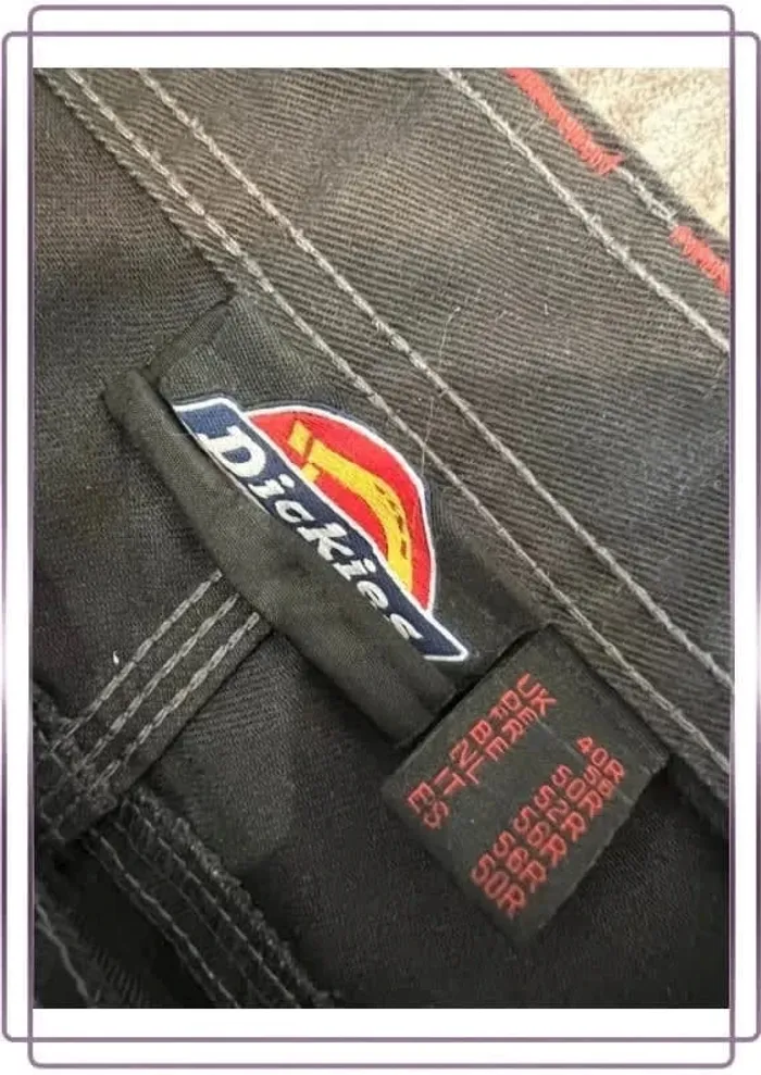 Pantalon carpenter bricolage noir taille 50 Dickies Pantaloni neri Schwarze DIY-Zimmermannshose - photo numéro 6