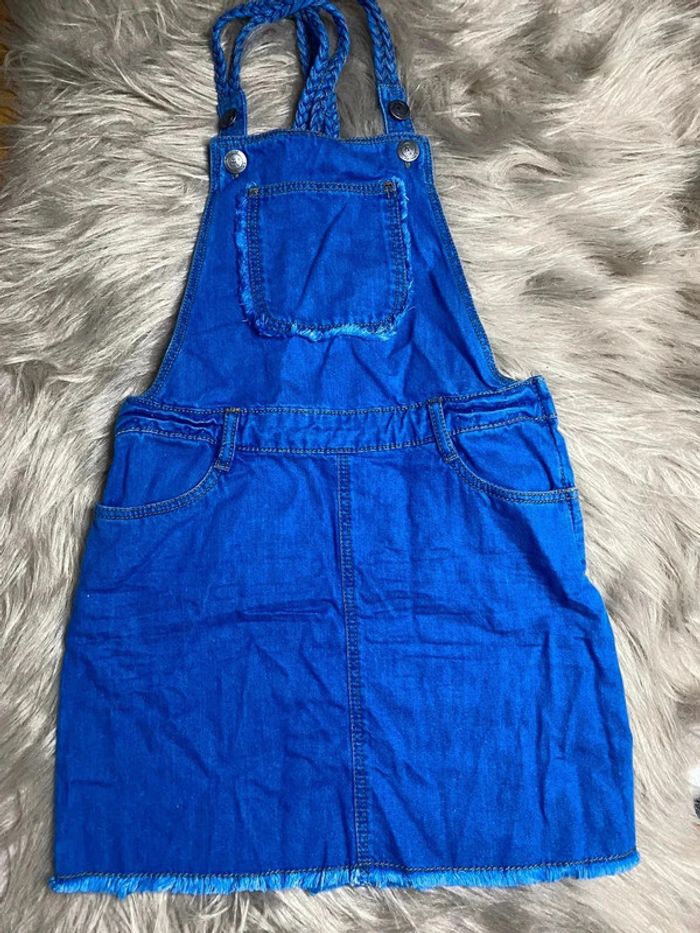 Robe salopette jean