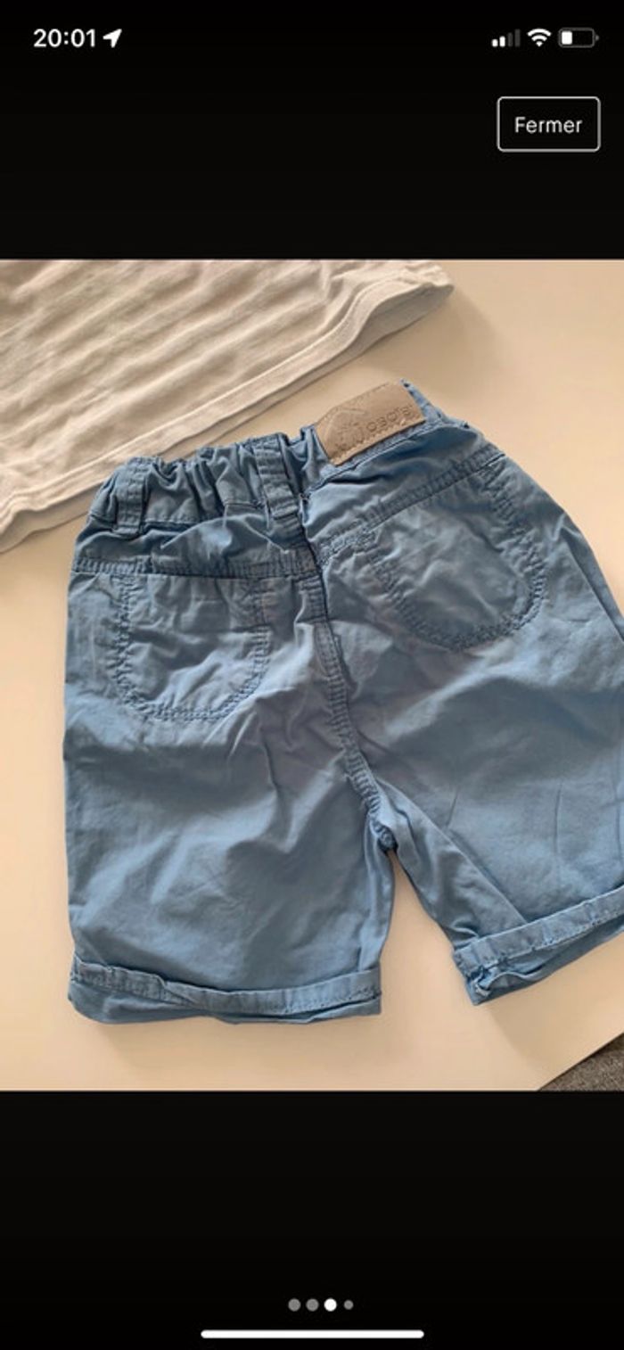 Ensemble short et t-shirt bébé garçon 18 mois Obaibi - photo numéro 3