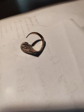 Bague manchette chic en argent