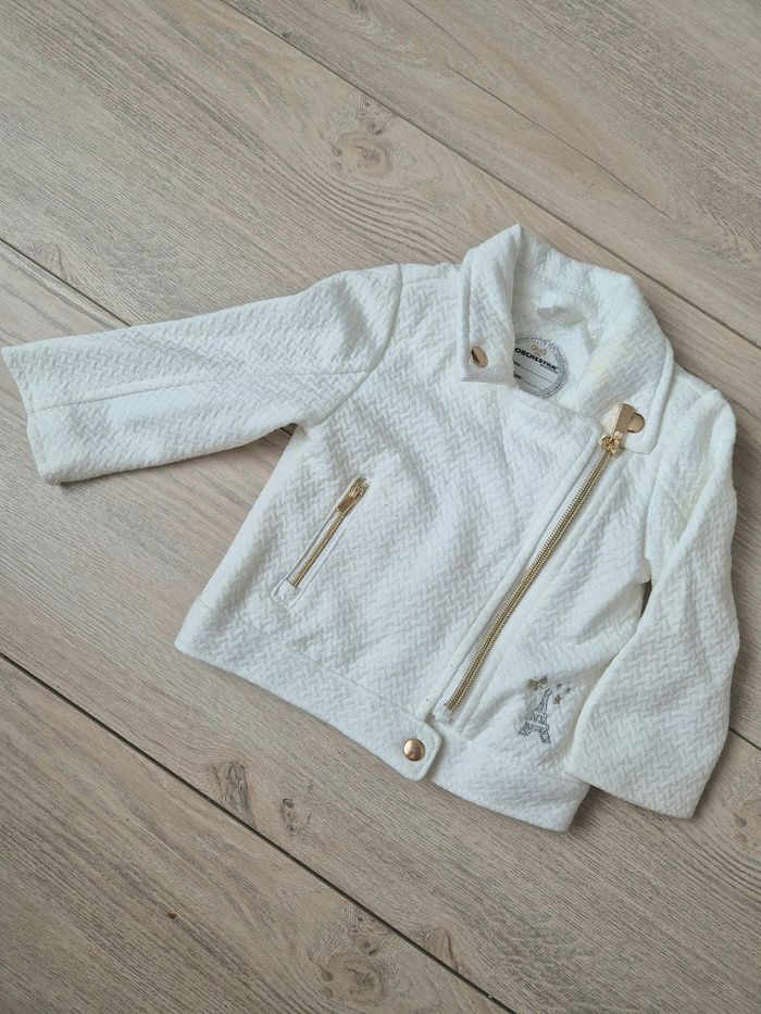Veste blanche Orchestra bébé fille 9mois