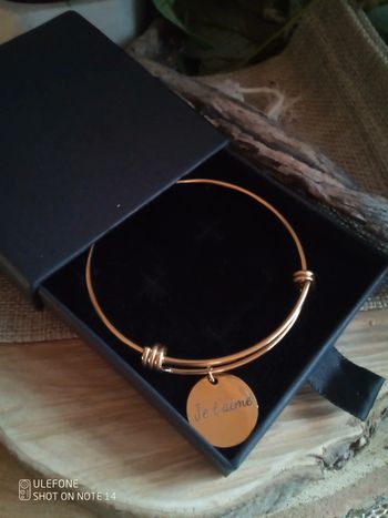 Bracelet je t'aime en acier inoxydable